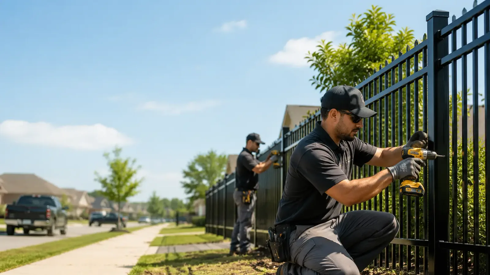 Metal Fence Installation in Island Park, NY